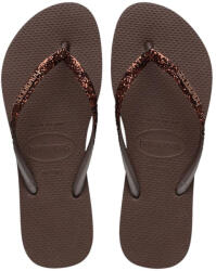 Havaianas Slim Glitter II Șlapi în Culoare Maro 4146975-0727 (4146975-0727)