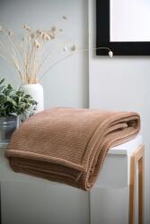 MoftX Patura Clayton 130x160cm, Culoare Cappuccino, 100% Poliester (P2D513005) Patura