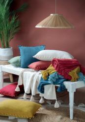 MoftX Patura Sanchez 125x150cm, Culoare Rosu, 100% Bumbac (P2B216011) Patura