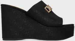 Guess Platforme De Vară Pentru Femei Negre FLJEVZFAB04-BLACK (FLJEVZFAB04-BLACK)