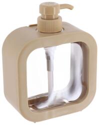 MoftX Dispenser Sapun Plastic 300ml - Bej / Transparent (62175161)