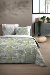 MoftX Lenjerie Merlin Pat Dublu King Size, 3 Piese, Cearsaf Pilota 260x240cm, 2 Fete De Perna 63×63cm, Culoare Verde , 100% Bumbac Oeko Tex (HP4D629001) Lenjerie de pat