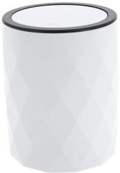 MoftX Coș Gunoi Abs Model Diamant 6L - Alb | Coșuri De Gunoi Baie (65138100) Cos de gunoi