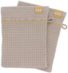  Set 2 X Mănuși 15X21Cm 100% Bumbac Model Fagure - Greige | Mănuși Baie (7051165)