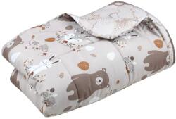 MoftX Cuvertura Matlasata Gabin 160x220cm, Culoare Natural, 100% Poliester (P2D324001)