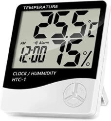 Dao Shop Termometru HTC1 higrometru digital DAO, ecran LCD, temperatura, umiditate, calendar, alarma (termometruHTC1)