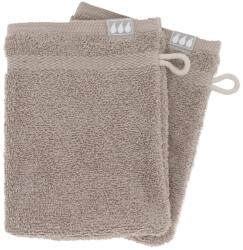  Set 2 Mănuși De Baie 15X21 Cm 100% Bumbac - Greige | Mănuși Baie (7001165)