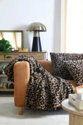 MoftX Patura Fauves 130x160cm, Culoare Cappuccino, 100% Poliester (P2D939001) Patura