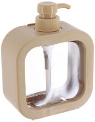MoftX Dispenser Sapun Plastic 500ml - Bej / Transparent (62176161)