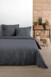 MoftX Cearsaf De Pilota Eden Pat Dublu 240x220cm, Culoare Gri Inchis, 100% Bumbac Oeko Tex (HC3C277004)