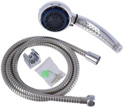  Set Duș - Pară 8 Funcții + Furtun Flexibil Oțel Inox 150Cm + Suport - Crom (3309102)