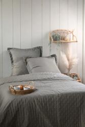 MoftX Cuvertura Matlasata Cleo 260x240cm, 2 Fete De Perna 65x65cm, Culoare Greige, 100% Poliester (P5D788003)