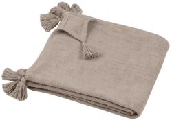 MoftX Pătură Sanchez 125×150 Cm, Culoare Natural, 100% Bumbac (P2B216008) Patura
