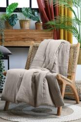 MoftX Pătură Coline 125X150 Cm, Culoare Natural, 100% Bumbac (P2C798002) Patura