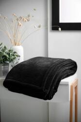 MoftX Patura Clayton 130x160cm, Culoare Negru, 100% Poliester (P2D513006) Patura