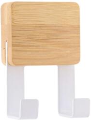  Cârlig X2 Bamboo - Alb | Cuiere Baie (9069210)