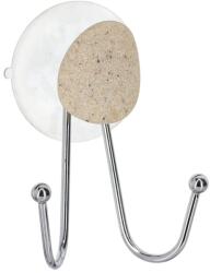  Cârlig Cu Ventuze Pebble - Crom | Cuiere Baie (912599)