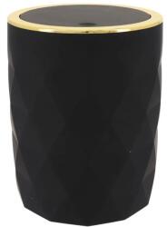 MoftX Coș Gunoi Abs Model Diamant 6L - Negru | Coșuri De Gunoi Baie (65138103) Cos de gunoi