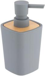  Dispenser Săpun Plastic Si Bambus 380 Ml - Gri (62110180)