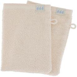  Set 2 X Mănuși 15X21Cm 100% Bumbac Cu Volane - Natural | Mănuși Baie (7031104)