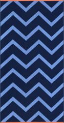 Cawö Prosop Beach Wave 90 x 180 cm albastru (5579 90/180 11) Prosop