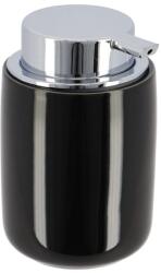  Dispenser Săpun Ceramică 235 Ml Rotund - Negru / Crom (6292103)