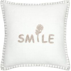 MoftX Perna Decorativa Ombrage 45x45cm, Culoare Alb, 55% Bumbac 45% Poliester (C1D915001)