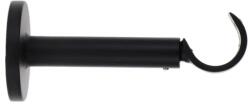  Consolă Galerie Simplă Deschisă Ext Fi28/11.5 Cm - Negru Mat Compoziție Fier Forjat (7238955)