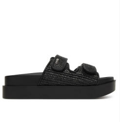 DKNY Sandale Casual Damă Flatforme Negre K2691150-Black (K2691150-Black)