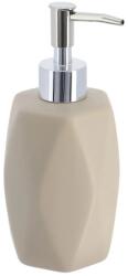  Dispenser Săpun Ceramică 330 Ml Design Diamant - Greige (6280165)