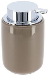  Dispenser Săpun Ceramică 235 Ml Rotund - Greige / Crom (6292165)