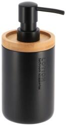  Dispenser Săpun Polirășină / Bambus 280 Ml - Negru Mat / Bamboo (62101237)
