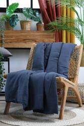 MoftX Patura Coline 125x150cm, Culoare Albastru, 100% Bumbac (P2C798008) Patura