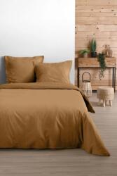 MoftX Cearsaf De Pilota Eden Pat Dublu King Size 260x240cm, Culoare Mustar, 100% Bumbac Oeko Tex (HC4C277006)