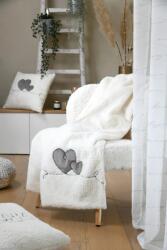 MoftX Patura Doureve 130x160cm, Culoare Crem/Greige, 100% Poliester (P2D921002) Patura