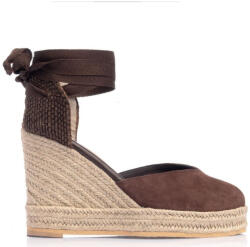 Sante Platforme De Vară Pentru Femei Tip Espadrile Maro 26-159-50 (26-159-50)