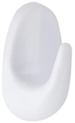  Cârlig X1 Pvc Oval - Alb | Cuiere Baie (9043100)