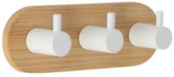  Cârlig X3 Bamboo - Alb | Cuiere Baie (9062213)