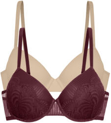 Dorina Red/beige Minimizer Sutien cu Baloane 2Pack fxtt0099la189-2x0493 (fxtt0099la189-2x0493)