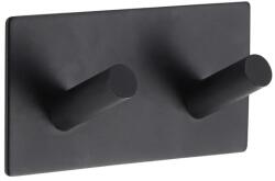  Cârlig X2 Metal - Negru | Cuiere Baie (9056103)