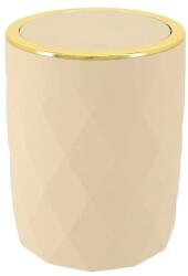 MoftX Coș Gunoi Abs Model Diamant 6L - Bej | Coșuri De Gunoi Baie (65138161) Cos de gunoi