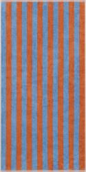 Cawö Prosop Bold Streifen 70 x 140 cm, albastru-portocaliu (6277 70/140 13) Prosop