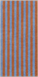 Cawö Prosop Bold Streifen 50 x 100 cm, albastru-portocaliu (6277 50/100 13) Prosop