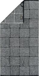 Cawö Prosop Black&White Chess 80 x 150 cm (6281 80/150 96) Prosop