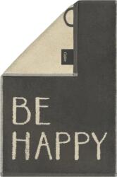 Cawö Prosop Postcards Be Happy 30 x 50 cm, gri închis (100 30/50 18) Prosop