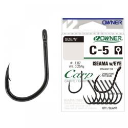 Owner Hooks Carlige Owner C-5 Carp Iseama with eye nr. 8