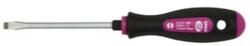 NAREX Csavarhúzó, Narex 8053 16 SatinLine Profi, fekete/rózsaszín, teljes hossz: 300 mm, szárhossz: 180 mm, átmérő: 10 mm, lapos, króm-vanádium acél szár, műanyag markolat (TC225775)