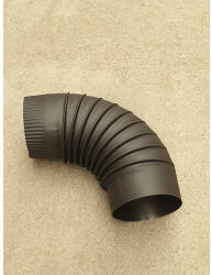  Pro termo füstcső könyök 120mm FEKETE (100034)