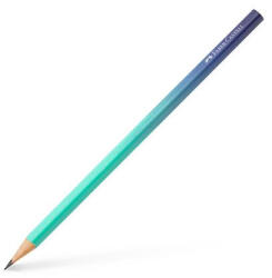 Faber-Castell Grafitceruza, B, háromszögletű, FABER-CASTELL "Flow", türkiz-kék (COTFC118403)