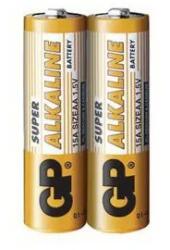 GP Batteries LR6 AA Alkaline Super, 2 darab, 1, 5V (GP-BA-15A21-S2)